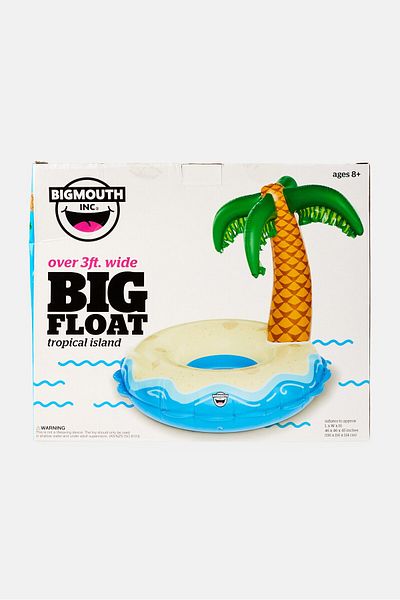 BIG MOUTH TOYS Palm Tree Pool Float Tropical Island