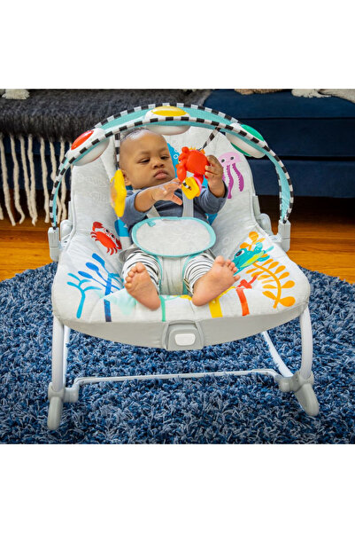 Baby Einstein Kick to It Opus Musical Infant to Toddler Rocker, 0 - 30 Months