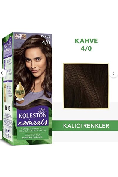 Wella Koleston Naturals Saç Boyası 4/0 Kahve