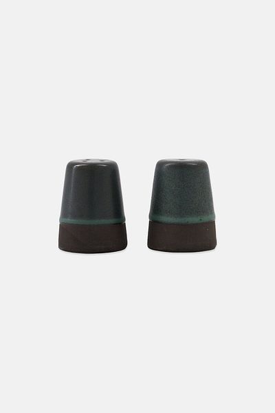 RAW Crafted Concept 2Pcs Salt And Pepper Set, Black