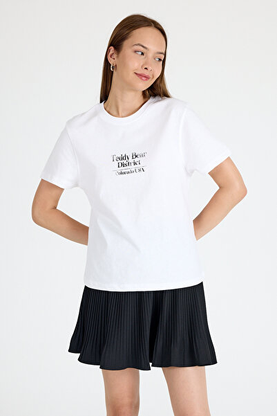 Rays Μπλουζάκι μεγάλου μεγέθους με λευκό κείμενο 6462