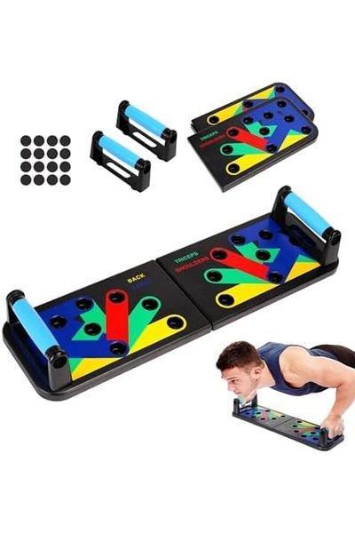 Hexar ® Push Up Board, Foldable 12-in-1 Fitness Board