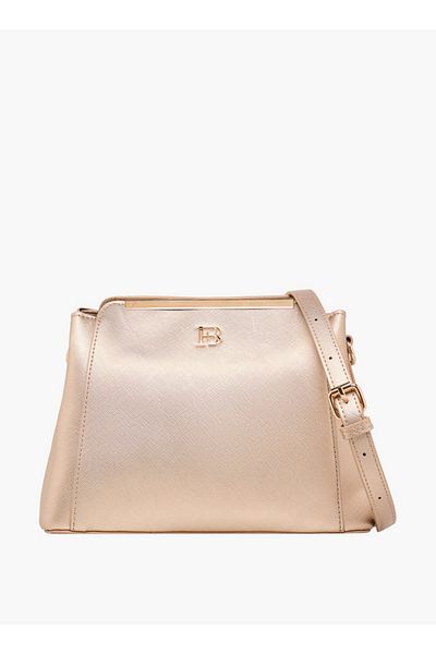 Flora Bella by Shoexpress Flora Bella Solid Crossbody Bag with Detachable Strap