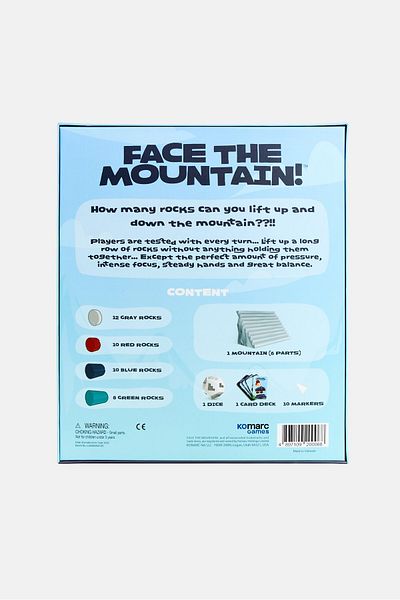 Komarc Games Face The Moutain Wooden Rocks Balance And Focus Stacking Game