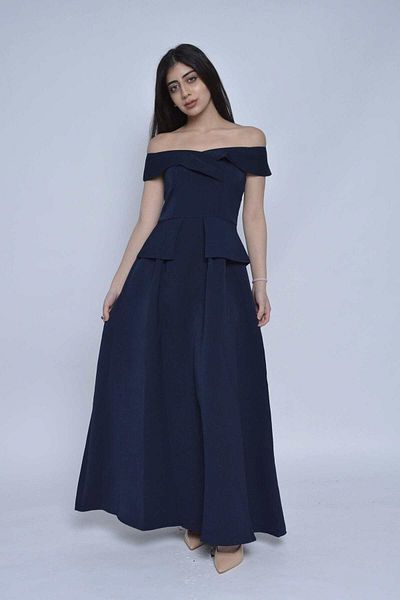 Nichii Embellished Off-Shoulder Long Dress