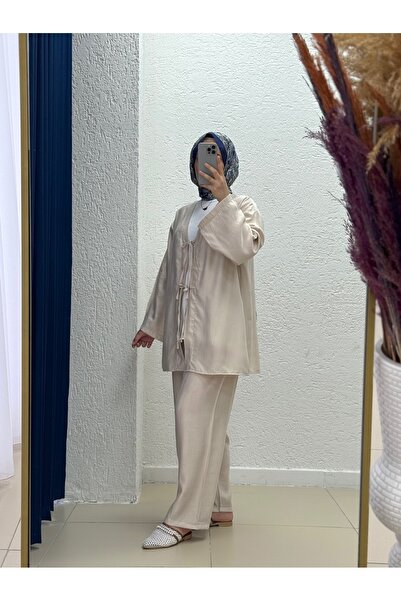 BENAHOLL Καλοκαιρινό Σετ Τσαντάκι με Παντελόνι/Σετ Παντελόνι Φράουλα με Κορδόνια Μελέσια-ΜΦ213 Πέτρα