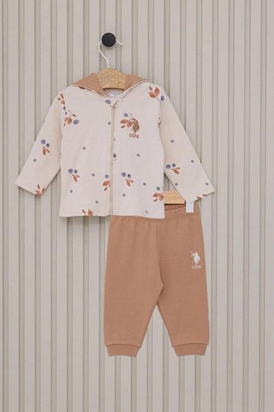 U.S. Polo Assn. Kids U.S Polo Assn Usb2119 Us Polo Baby Girl 3 Piece Set