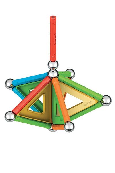 GEOMAG - Supercolor Magnetic Constructions for Kids, Magnetic Toy, Green Collection 100% Recycled Pl