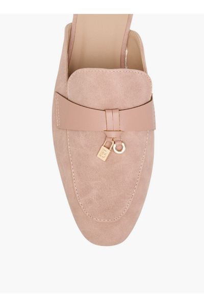 Flora Bella by Shoexpress Flora Bella Metal Accent Slip-On Mules