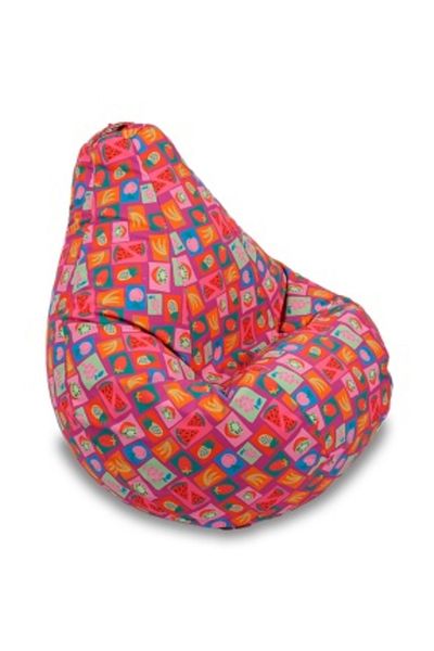 Pufrelax Fotoliu Nirvana Grande Beanbag Chair, Waterproof Material, J'aime Les Fruits