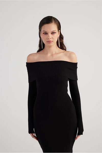 Markano Tilda Knitwear Dress Black