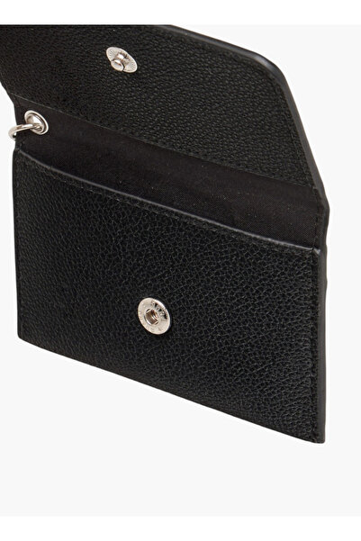 Flora Bella by Shoexpress Flora Bella Solid Card Holder with Button Closure - W 10.6 x H 7.7 x D 0.3 cm
