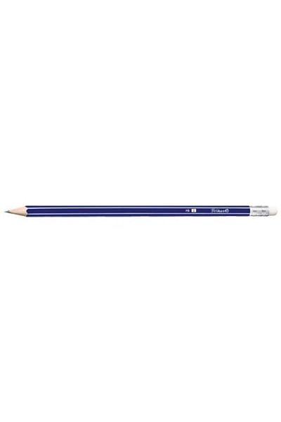 Pelikan Material Lemn, Creion grafic lăcuit cu radieră, Mină HB, Pelikan, Herlitz
