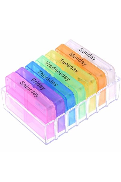 Aptel Recipient pentru medicamente, plastic, multicolor