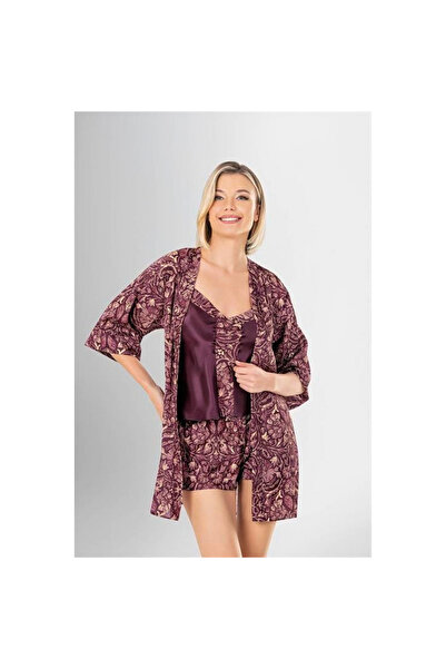 MİRALİVE Marsilyan- 3-Piece Shorts Set Patterned