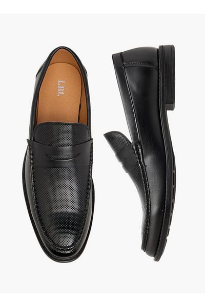 LBL by Shoexpress LBL by Shoexpress Textured Slip-On Loafers