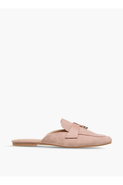 Flora Bella by Shoexpress Flora Bella Metal Accent Slip-On Mules