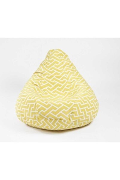 Pufrelax Fotoliu Nirvana Hobbit, Material Textil - Zippity Yellow