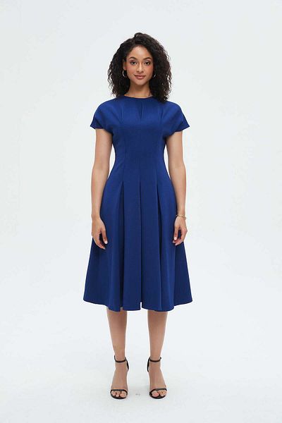 Nichii Women's Midi Ruffle Dress