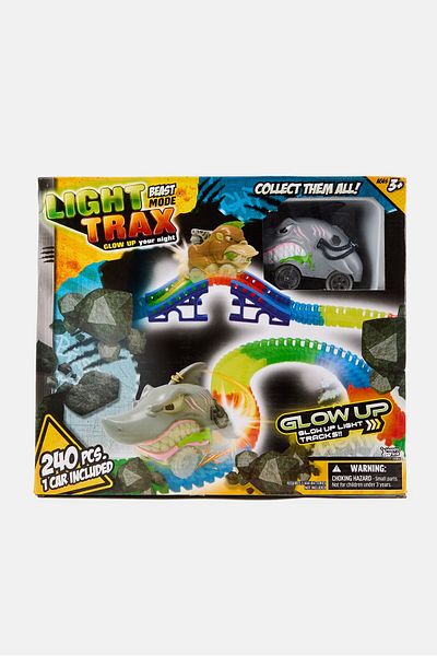 Happyline Happy Line Flexible Track And 240 Pcs With Bridge And 1 Animal Car, Assorted
