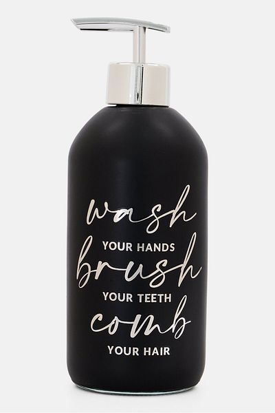 Bath Bliss Opaque Glass Soap Dispenser 500 ml, Assorted