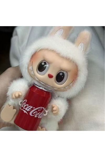 victiny Cola Labubu Third Generation Macaron Trendy Plush Vinyl New Blind Box Toy Doll Gift