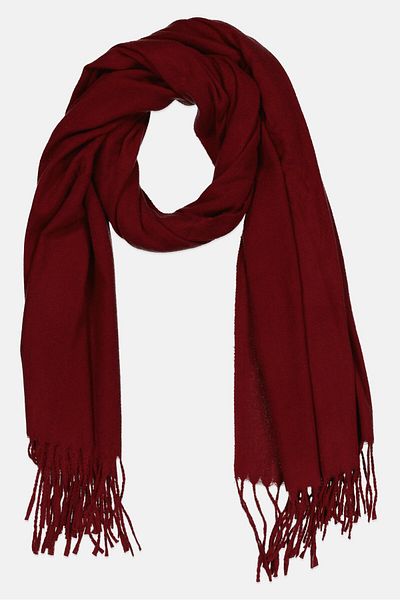 Casa Caracol Women Textured Scarf 190 L x 75 W cm, Brown