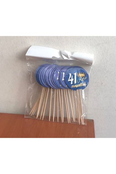 AKTEZ-EL 10 Pieces 3 Packs Mashallah Themed Toothpicks