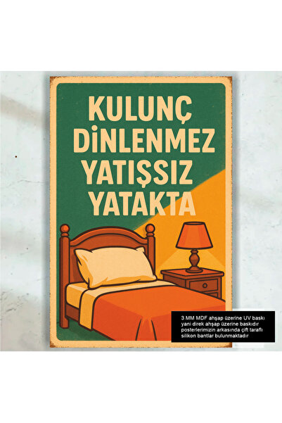 Hayat Poster Pacijent ne odmara, nemiran je u krevetu, smešni zidni grafiti, ...