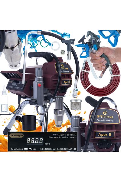 Rosfix Agregat malarski Zenthril Apex B, 2500W 20Mpa 0,031", 3,2L/min, seria PowerXcellence