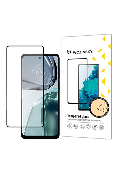WOZINSKY Sticlă securizată durabilă 9H pentru ecranul complet al Motorola Mot...