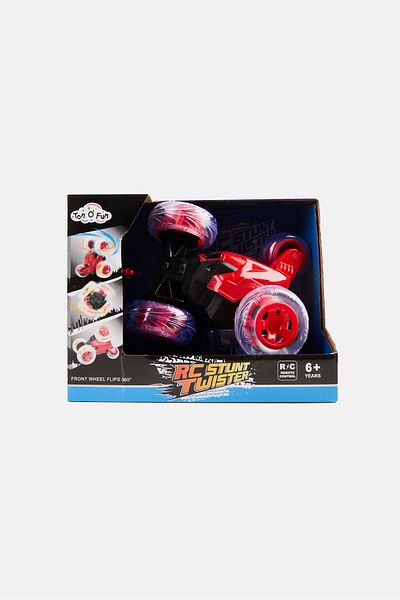 Ton O' Fun RC Stunt Twister Car, Red