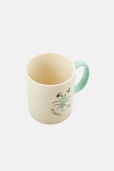 Muy Mucho Scorpio Zodiac Mug 330 ml, White