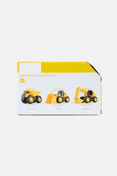 Ton O' Fun Light And Sound Mini Movers, Yellow