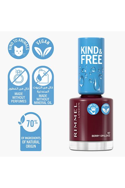 Rimmel Kind and Free Clean Nail Polish- 8 ml