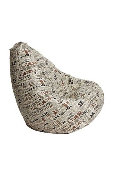 Pufrelax Fotoliu Nirvana Hobbit, Textile Material - Latte Luck