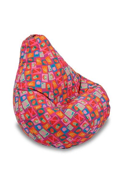 Pufrelax Fotoliu Nirvana Grande Beanbag Chair, Waterproof Material, J'aime Les Fruits