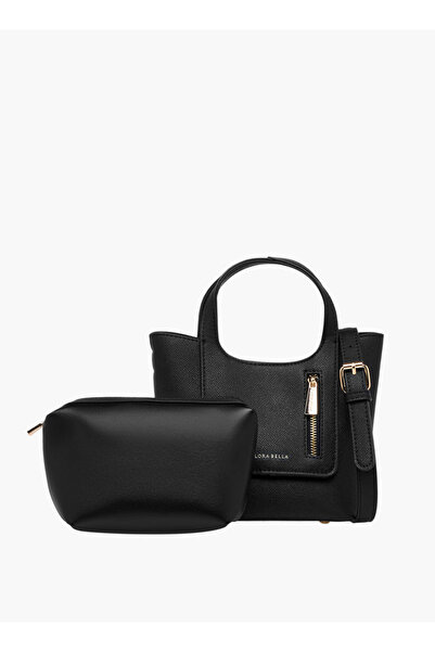 Flora Bella by Shoexpress حقيبة تسوق فلورا بيلا الصلبة مع حزام قابل للفصل وحق...