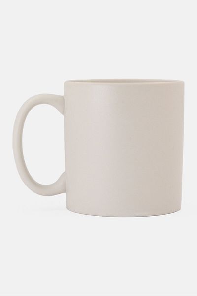 Quotable Ceramic Coffee Cup, White