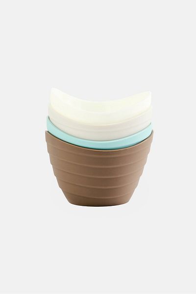 BEBEHOME 4 Piece Silicone Pinch Bowls, Multicolor