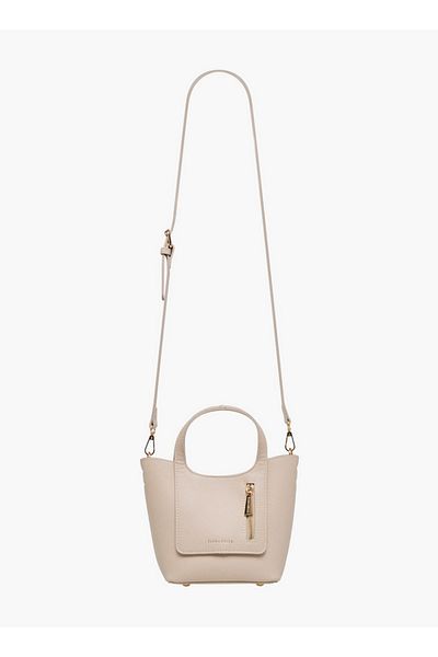 Flora Bella by Shoexpress Flora Bella Solid Tote Bag with Detachable Strap and Pouch