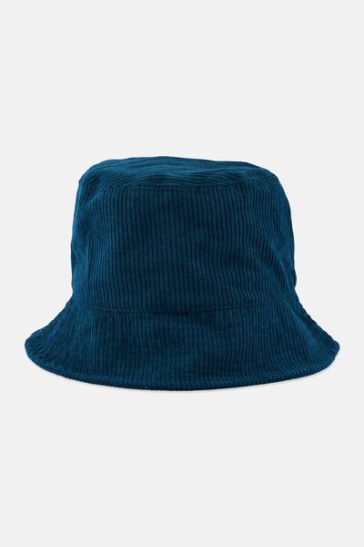 Caracol Women Corduroy Bucket Hat, Teal Green