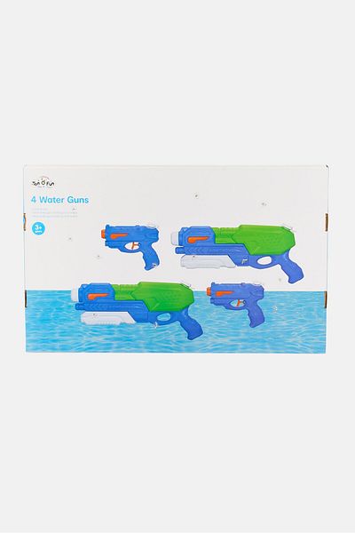 Ton O' Fun 4 Pcs Water Guns