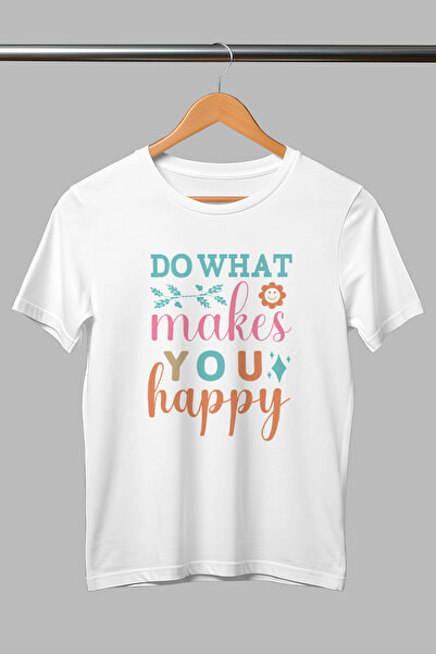 giftkonsept لا تقع في خطأ ما وراءك، تي شيرت أبيض مطبوع من القطن للجنسين