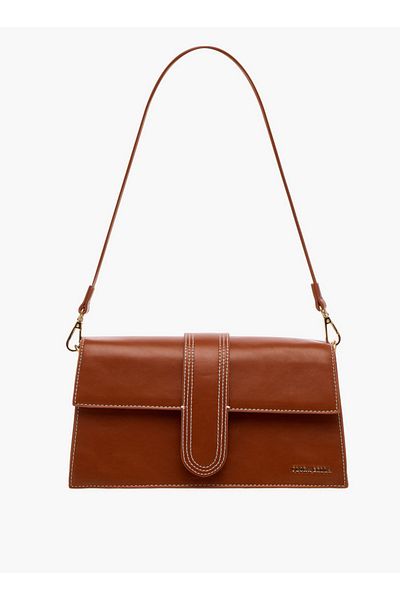 Flora Bella by Shoexpress Flora Bella Solid Shoulder Bag with Detachable Strap
