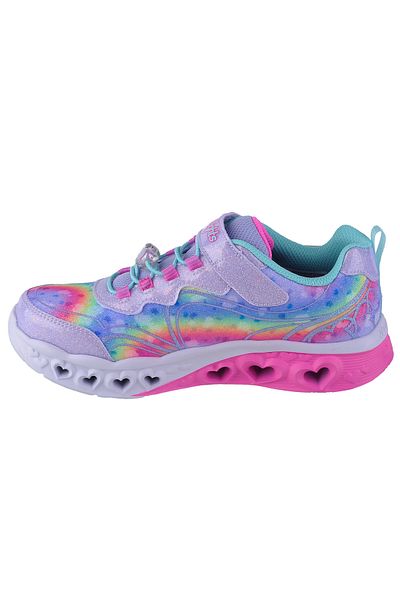 SKECHERS Flutter Heart Lights-Groovy Swirl, Girls' Sneakers