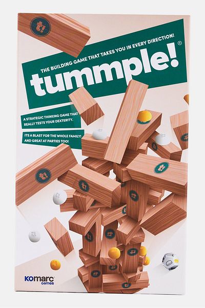 Komarc Games Wooden Block Stacking Game