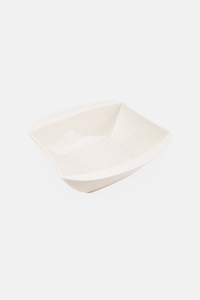 Princess Gold Fine Porcelain Serving Bowl, White