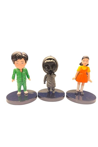 oyuncakçı savaş & europe shop Squid Game 6 lı Figür Seti yeni seri hediyelik ithal ürün