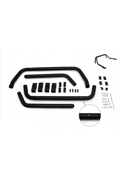 DELUXETUNING Rollbar compatibil MITSUBISHI L200 2020->, negru, diam. teava 60 mm